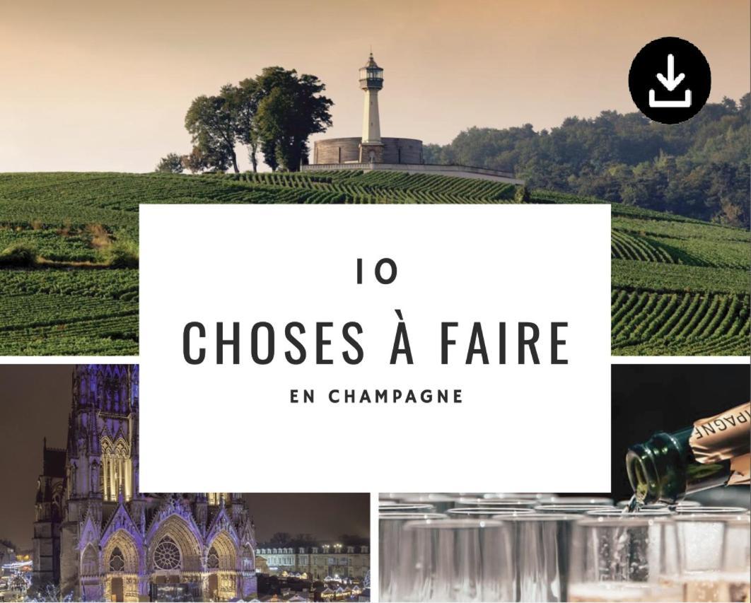 Charmant Studio En Champagne - Sparkling-Life Matougues Bagian luar foto